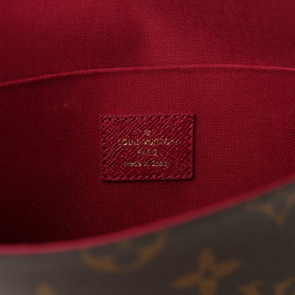 Louis Vuitton Monogram Pochette Felicie Chain Wallet Fuchsia 9 of 15
