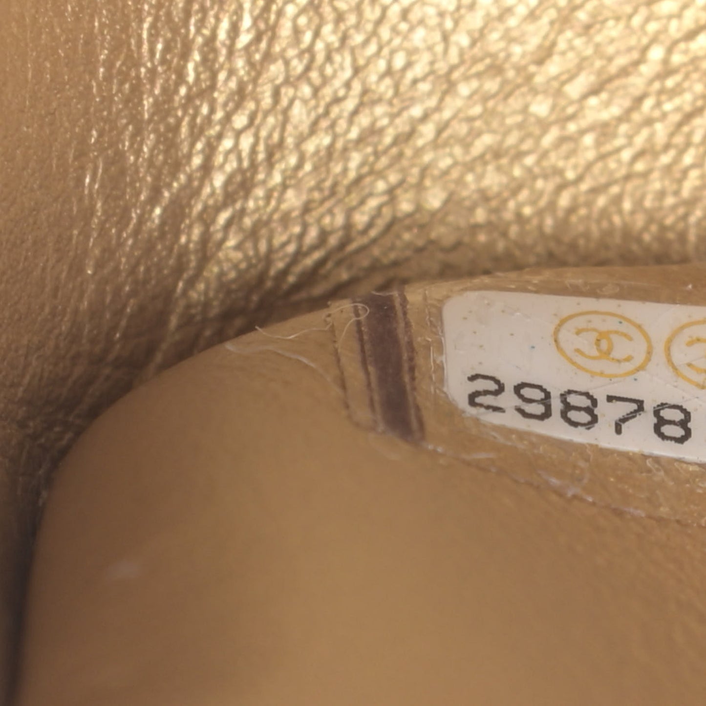 Lambskin Quilted Mini Pearl Crush Flap Light Grey