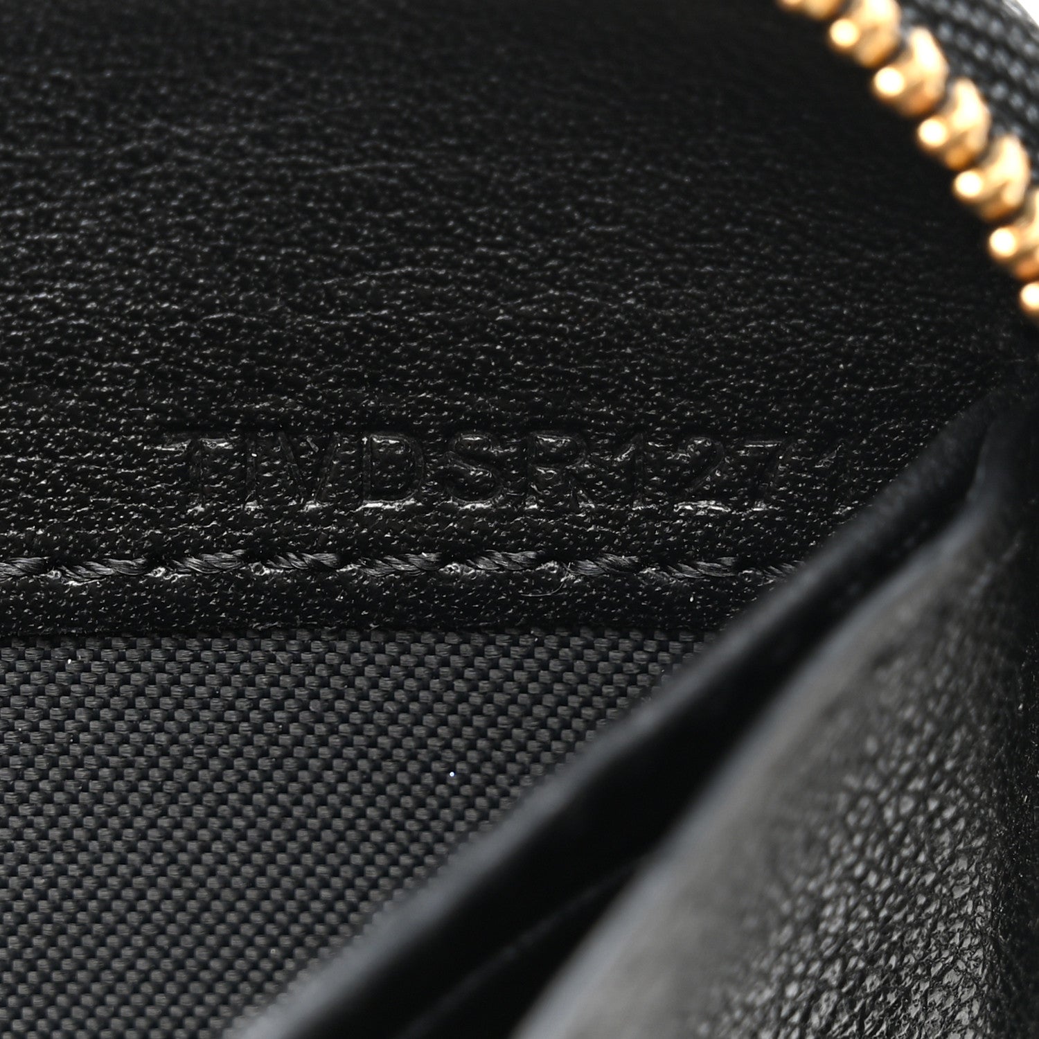 Burberry Calfskin House Check Elmore Zip Around Wallet Black 7 of 11