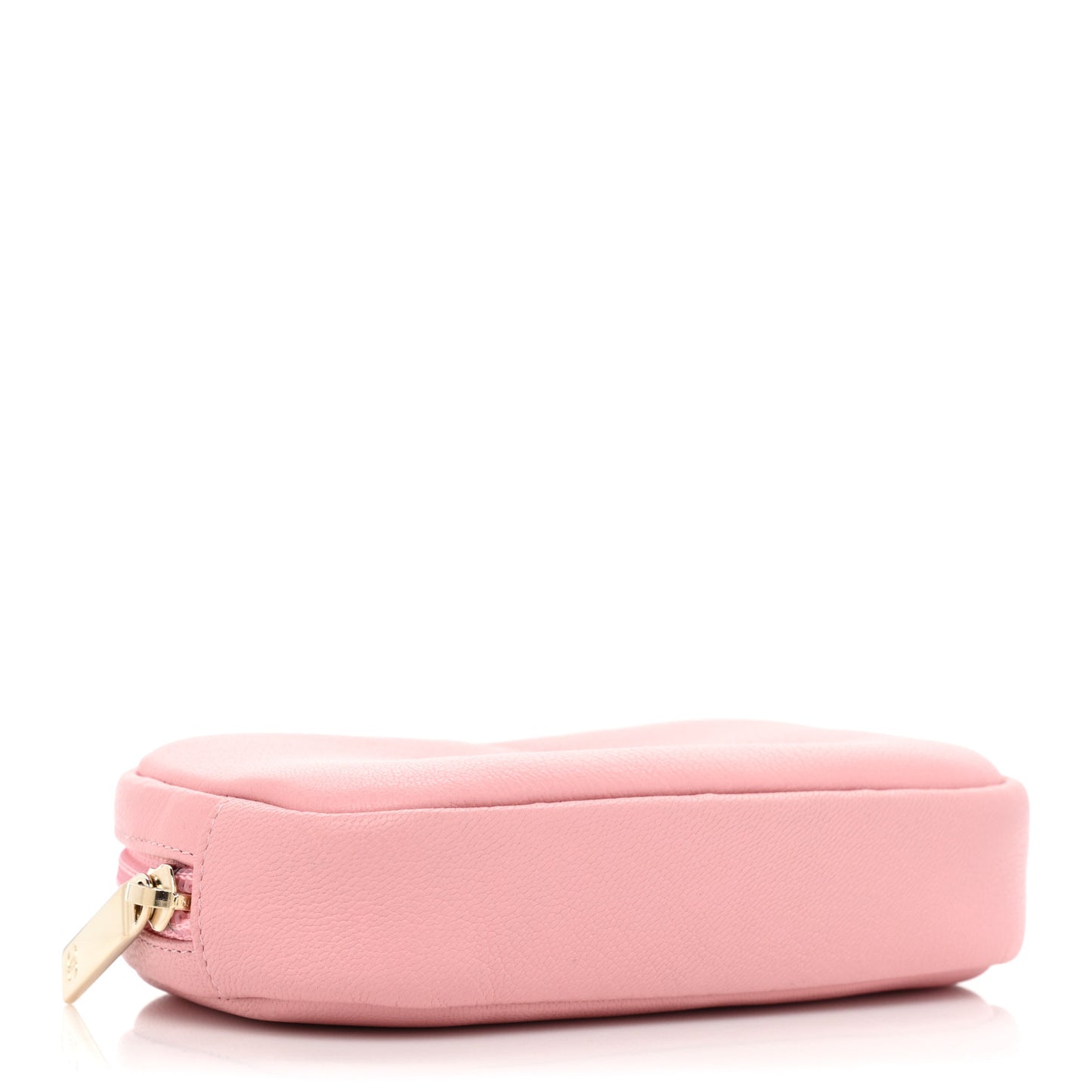 Goatskin CC Cosmetic Case Light Pink
