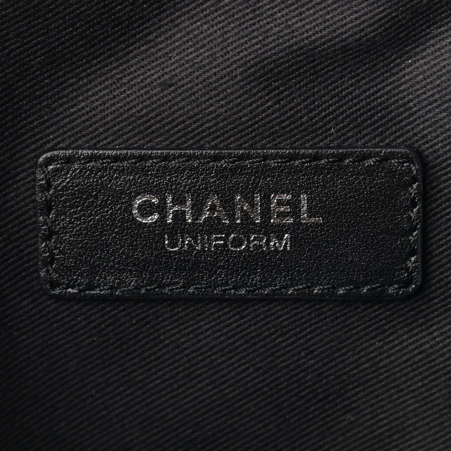 Lambskin Quilted Waist Belt Bag Black