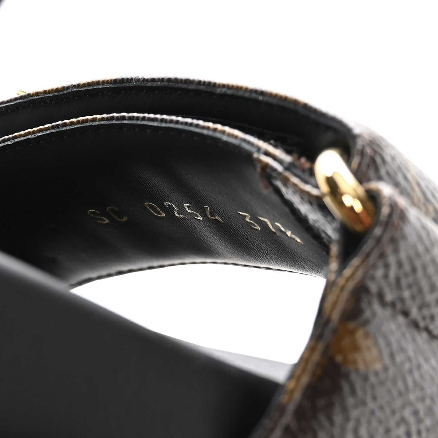 Louis Vuitton Monogram LV Sunset Comfort Flat Sandals 37.5 Cacao Brown 8 of 9