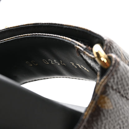 Louis Vuitton Monogram LV Sunset Comfort Flat Sandals 37.5 Cacao Brown 8 of 9