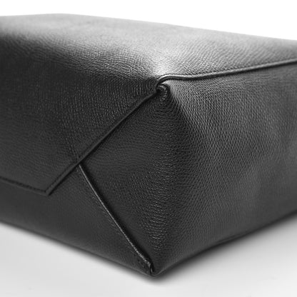 Celine Grained Calfskin Small Vertical Cabas Black 9 of 9