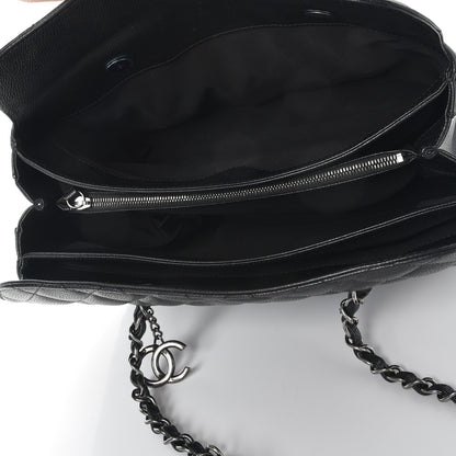 Chanel Caviar Quilted City Shopping Tote Black 5 of 10