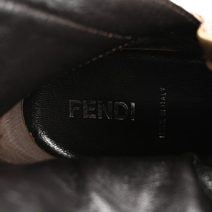 Fendi Cuoio Romano Selleria Boots 38.5 Brown 6 of 14