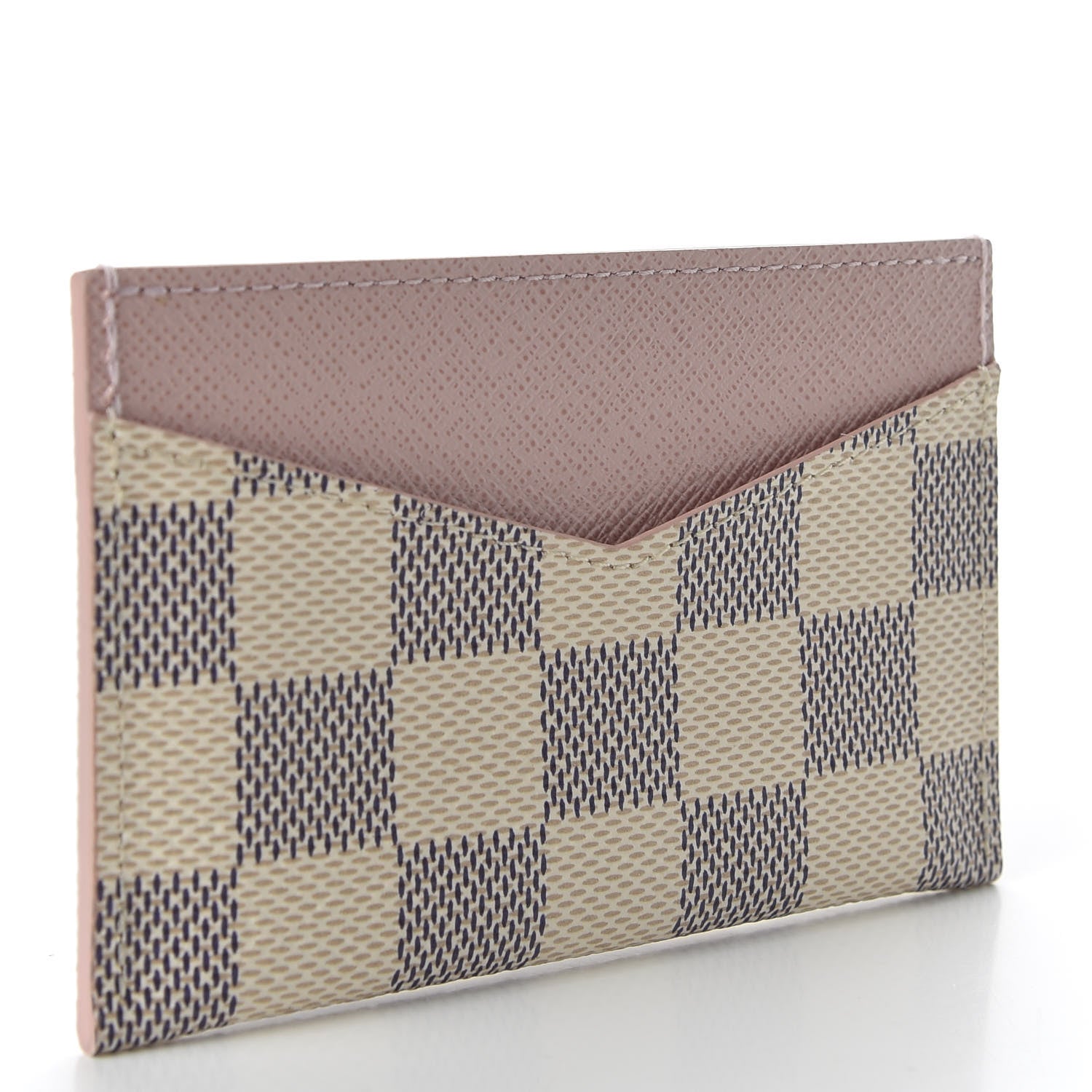 Louis Vuitton Damier Azur Daily Card Holder Rose Ballerine 3 of 7