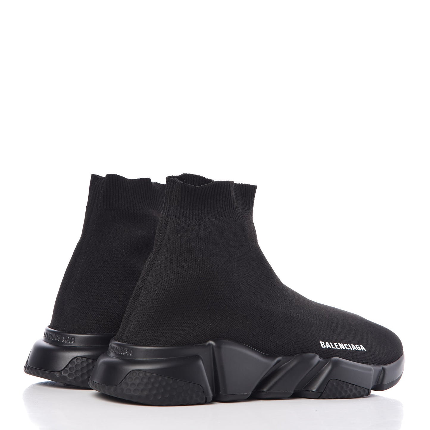 Neoprene Knit Mens Speed Sneakers 43 Black