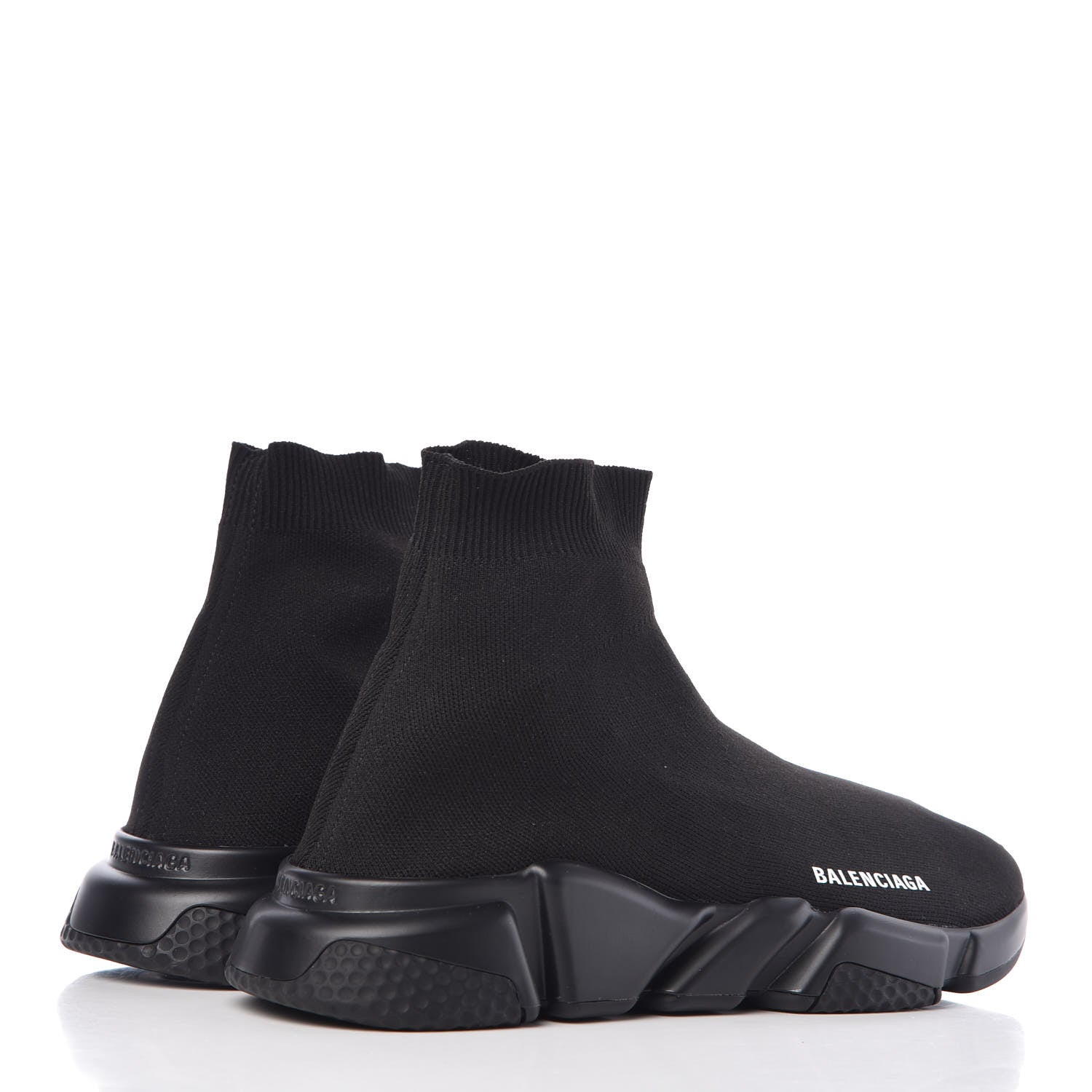 Balenciaga Neoprene Knit Mens Speed Sneakers 43 Black 4 of 9