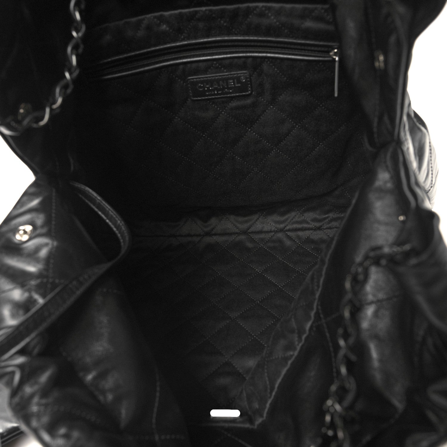 Chanel Shiny Calfskin Quilted Chanel 22 So Black 6 of 13