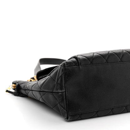 Chanel Caviar Quilted Flap Shoulder Bag Black 8 of 12
