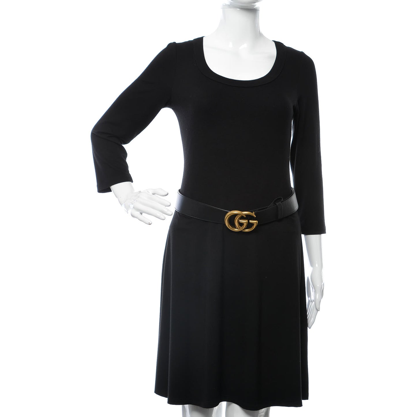 Calfskin Double G 40mm Belt 85 34 Black