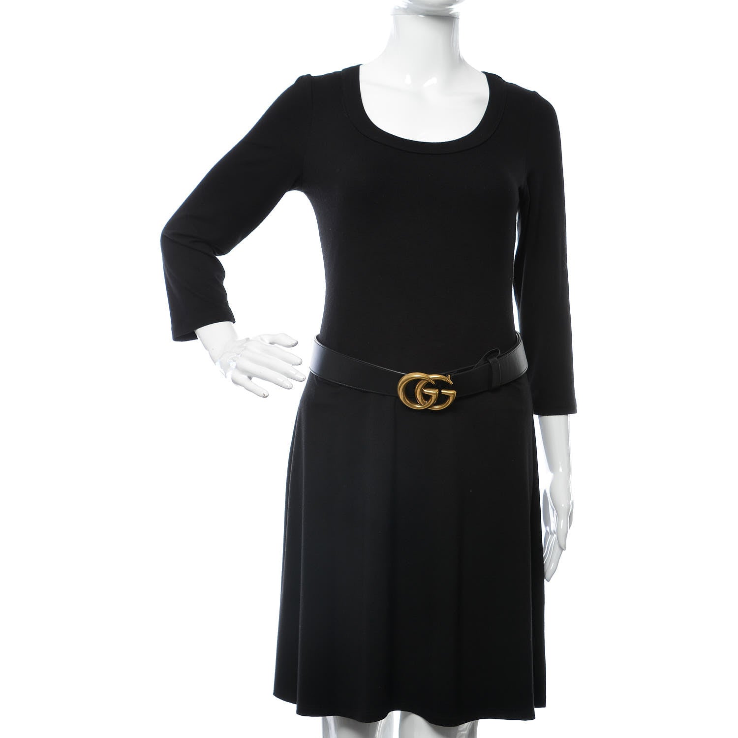 Gucci Calfskin Double G 40mm Belt 85 34 Black 2 of 6