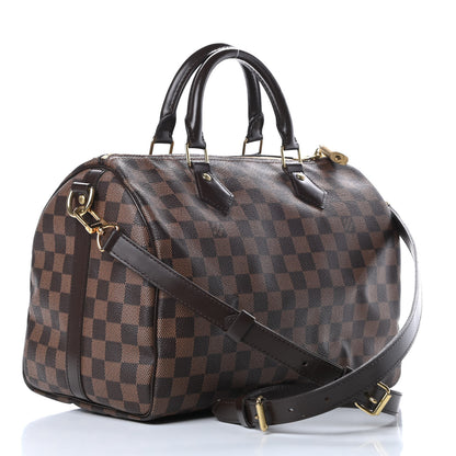Louis Vuitton Damier Ebene Speedy Bandouliere 30 3 of 20