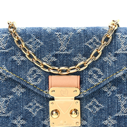 Louis Vuitton Denim Monogram Pouch Metis Belt Blue 7 of 10