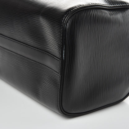 Louis Vuitton Epi Speedy 25 Black 10 of 11