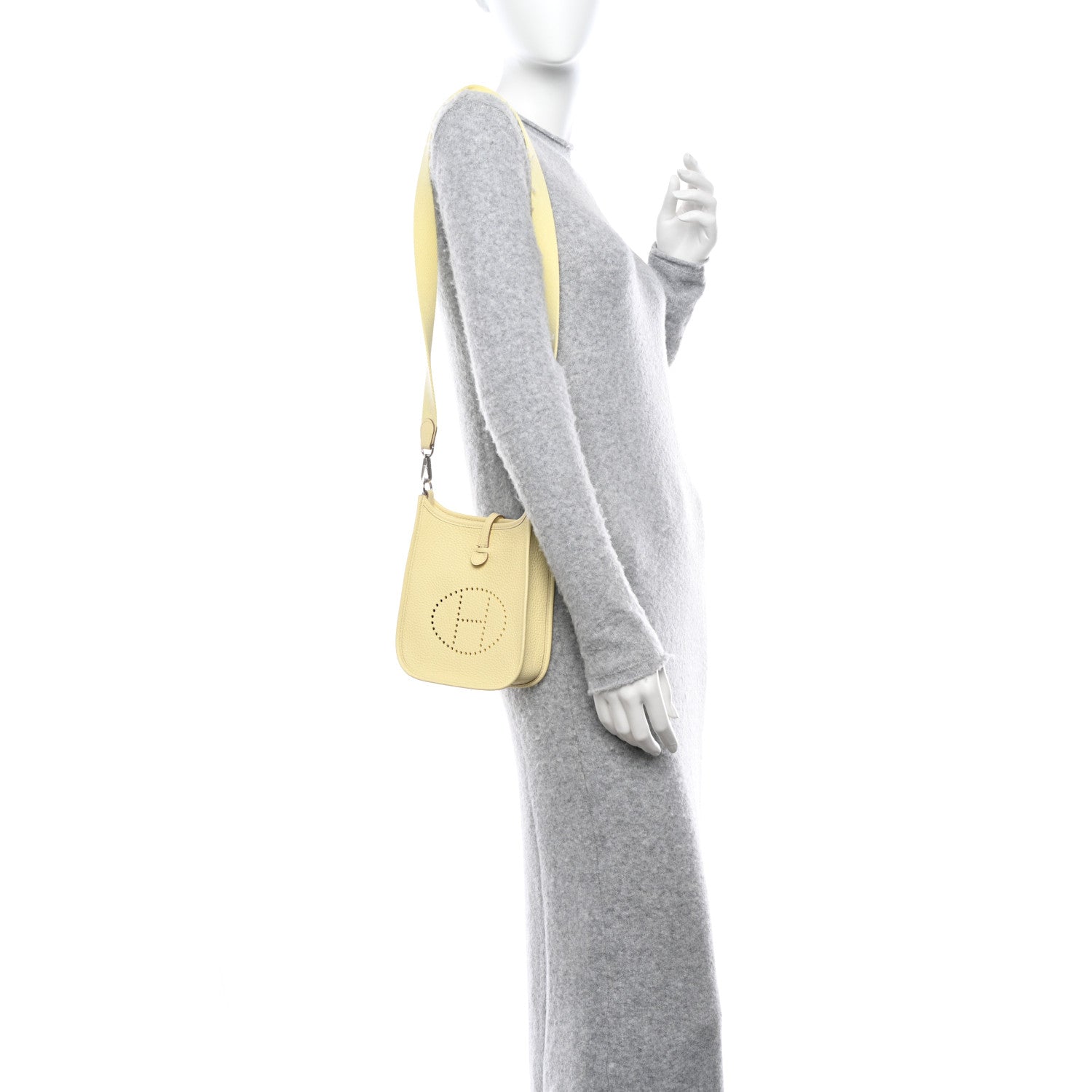 Hermes Taurillon Clemence Evelyne TPM Jaune Milton 2 of 11