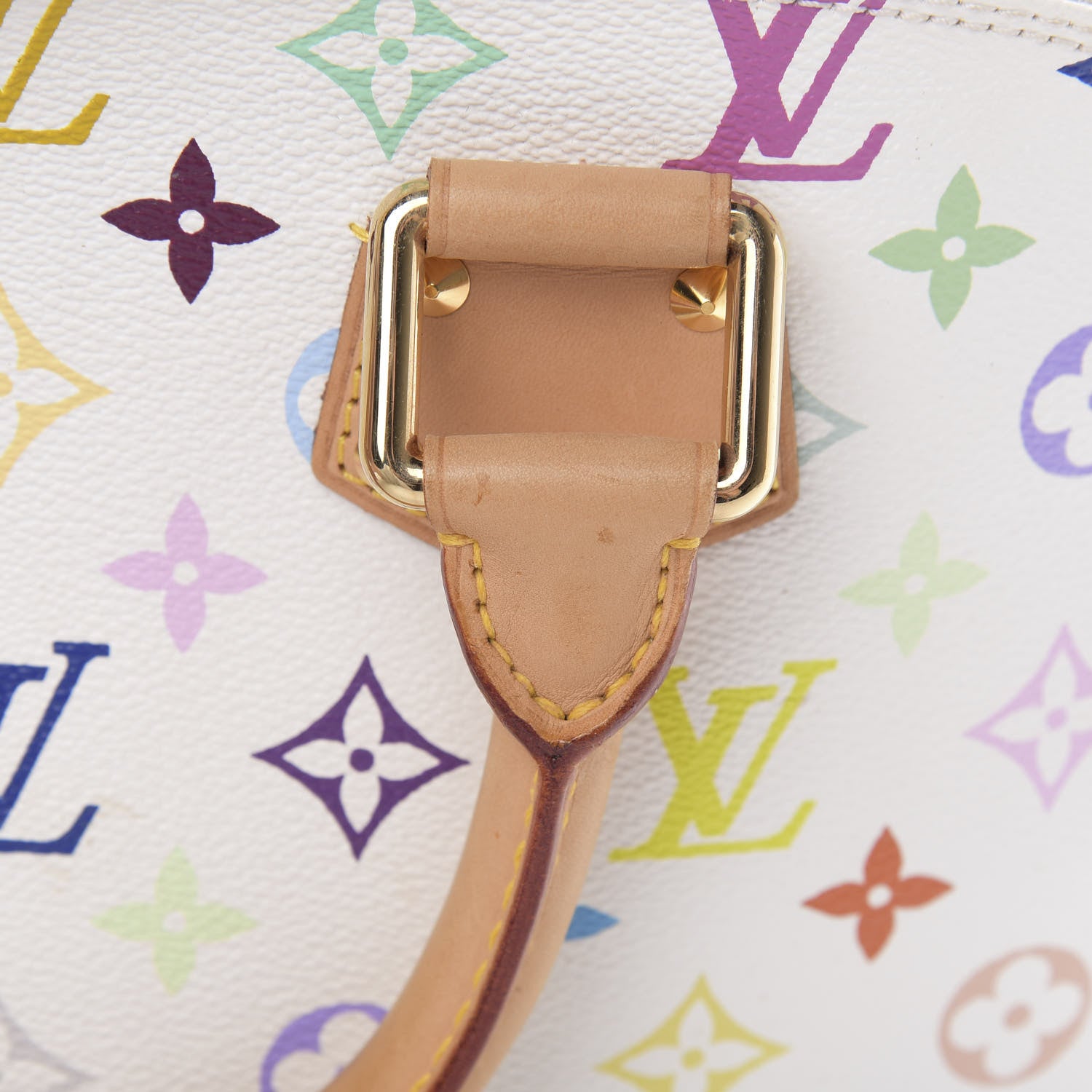 Louis Vuitton Monogram Multicolor Alma White 17 of 18