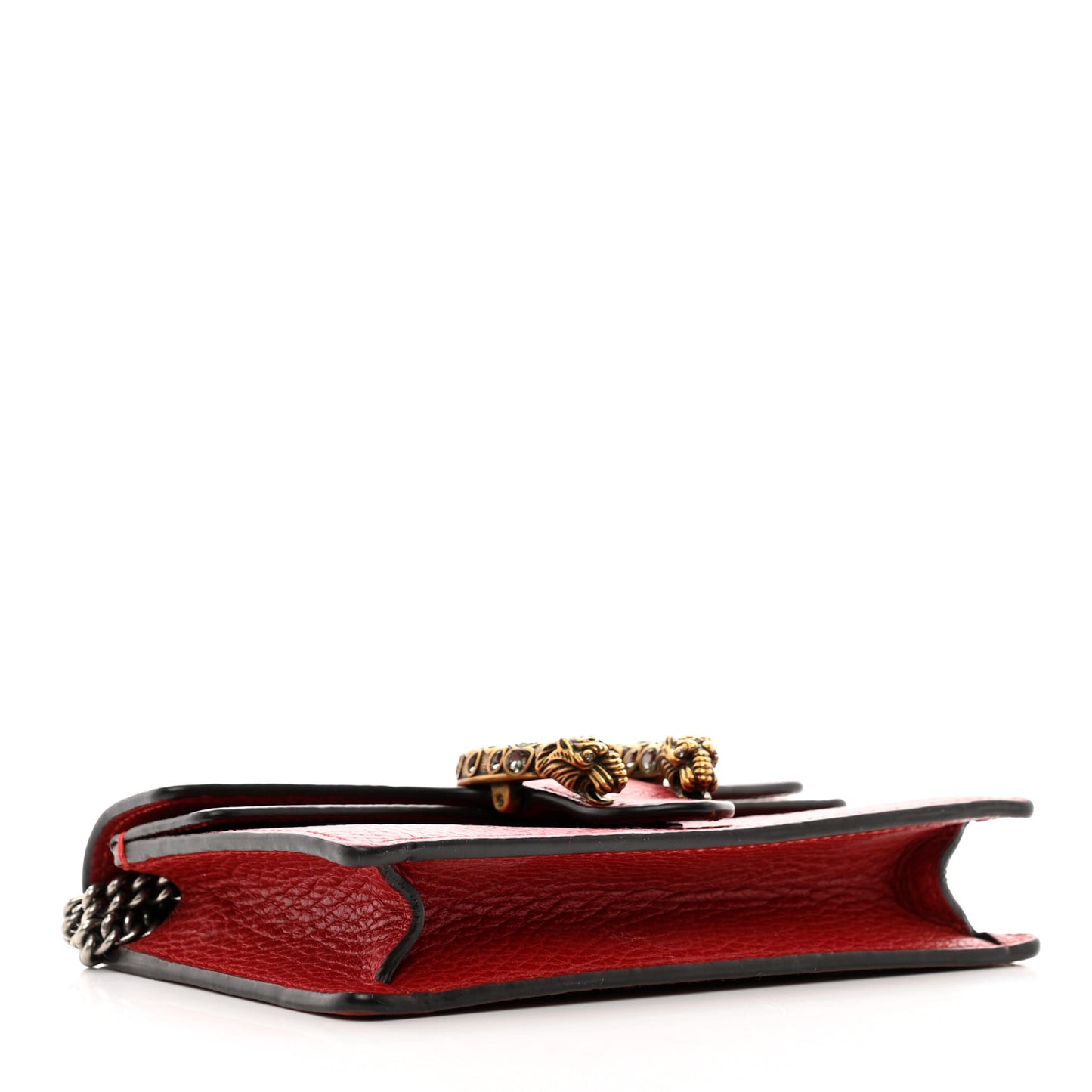Calfskin Super Mini Dionysus Shoulder Bag Hibiscus Red