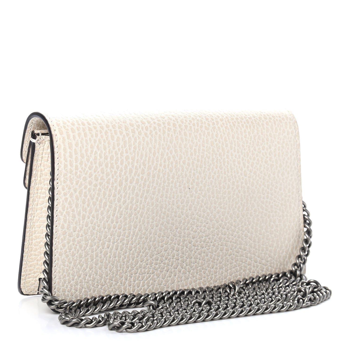 Gucci Dollar Calfskin Crystal Super Mini Dionysus Shoulder Bag Mystic White Black Diamond 3 of 9
