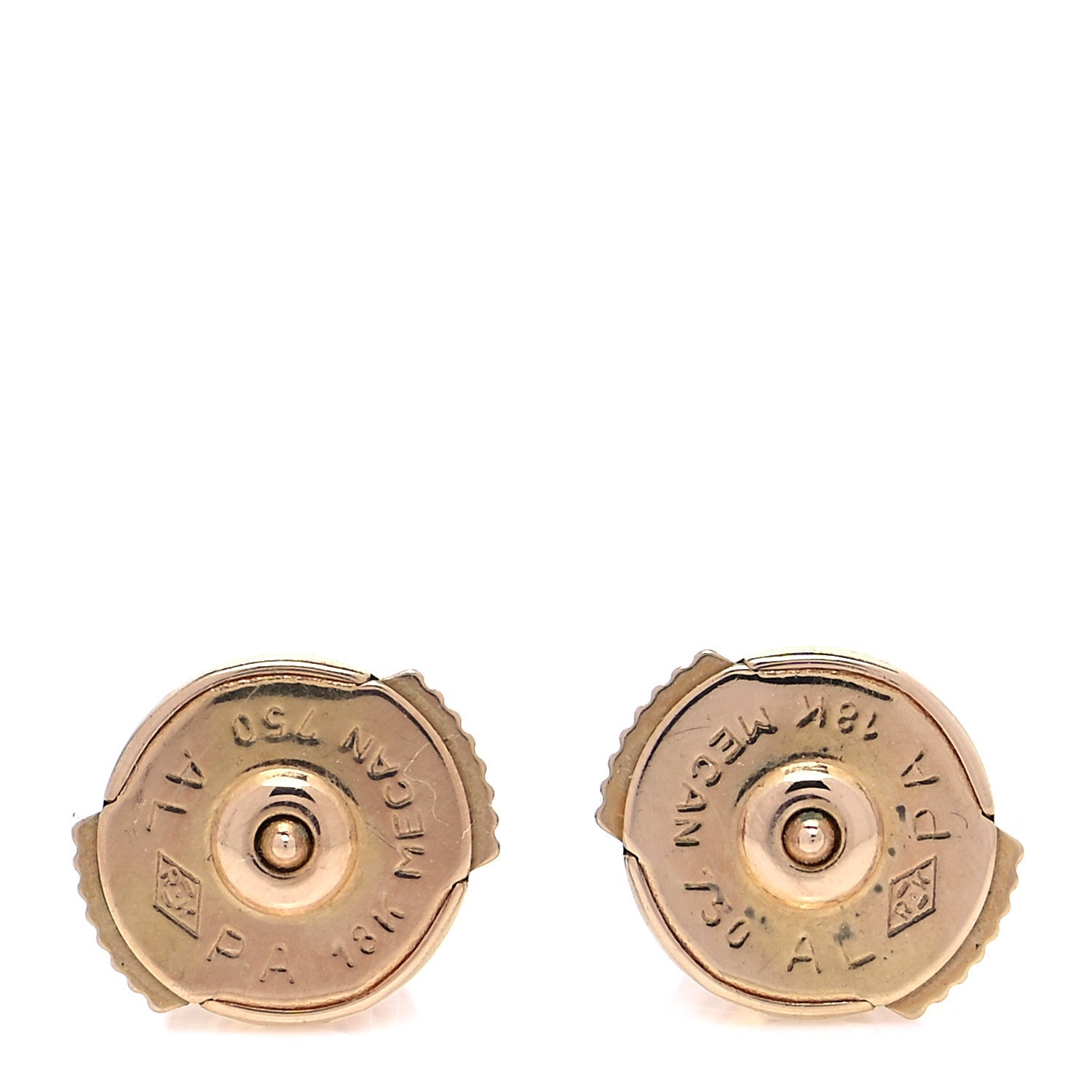 Cartier 18K Yellow Gold Diamond MM D'Amour Earrings 3 of 5