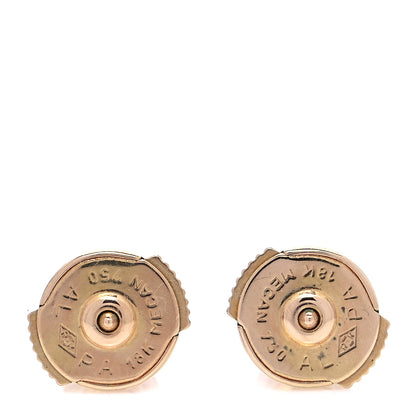 Cartier 18K Yellow Gold Diamond MM D'Amour Earrings 3 of 5
