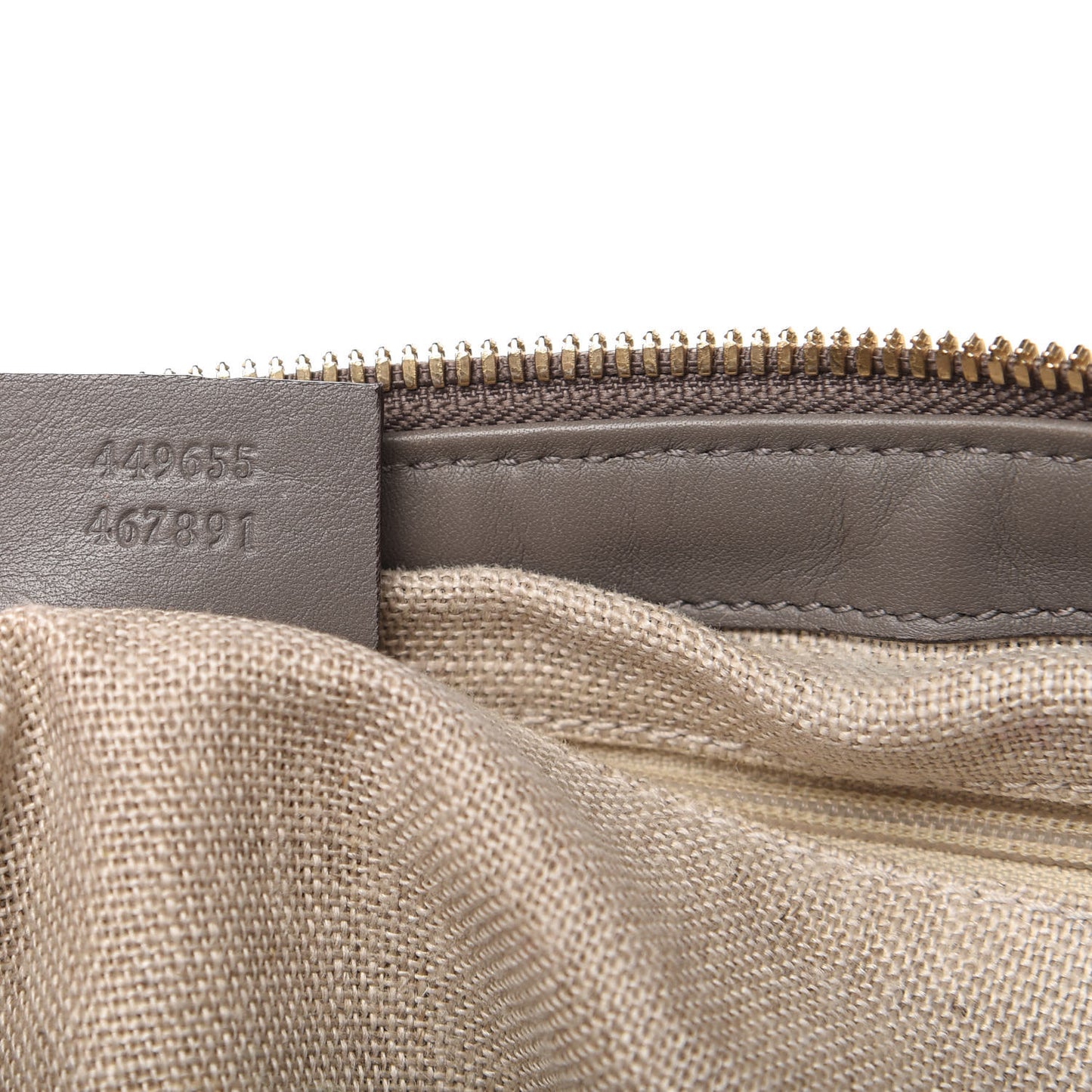 Soft Microguccissima Medium Zippered Satchel Loess