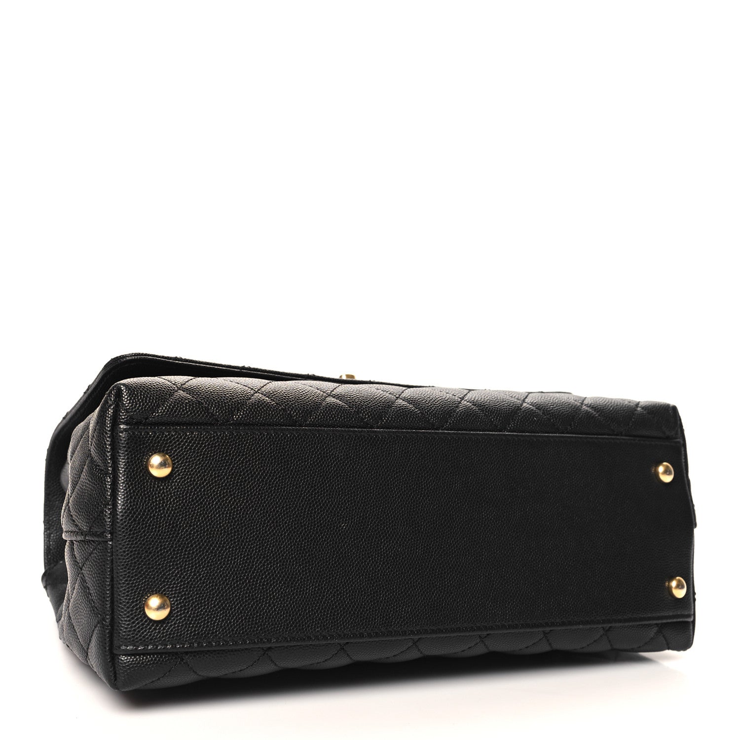 Chanel Caviar Quilted Small Coco Chain Handle Flap Black 4 of 11