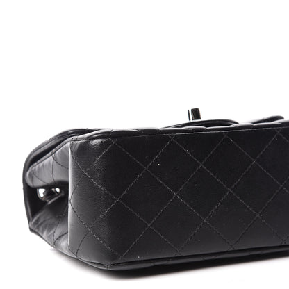 Chanel Lambskin Quilted Mini Square Flap Black 8 of 15