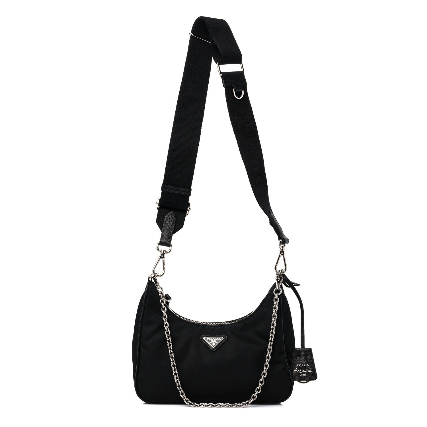 Prada Nylon Re-Edition 2005 Shoulder Bag Black 1 of 10