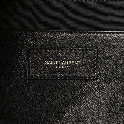 Saint Laurent Lambskin Matelasse Monogram Large Jamie 4.3 New Dark Bordeaux 6 of 10
