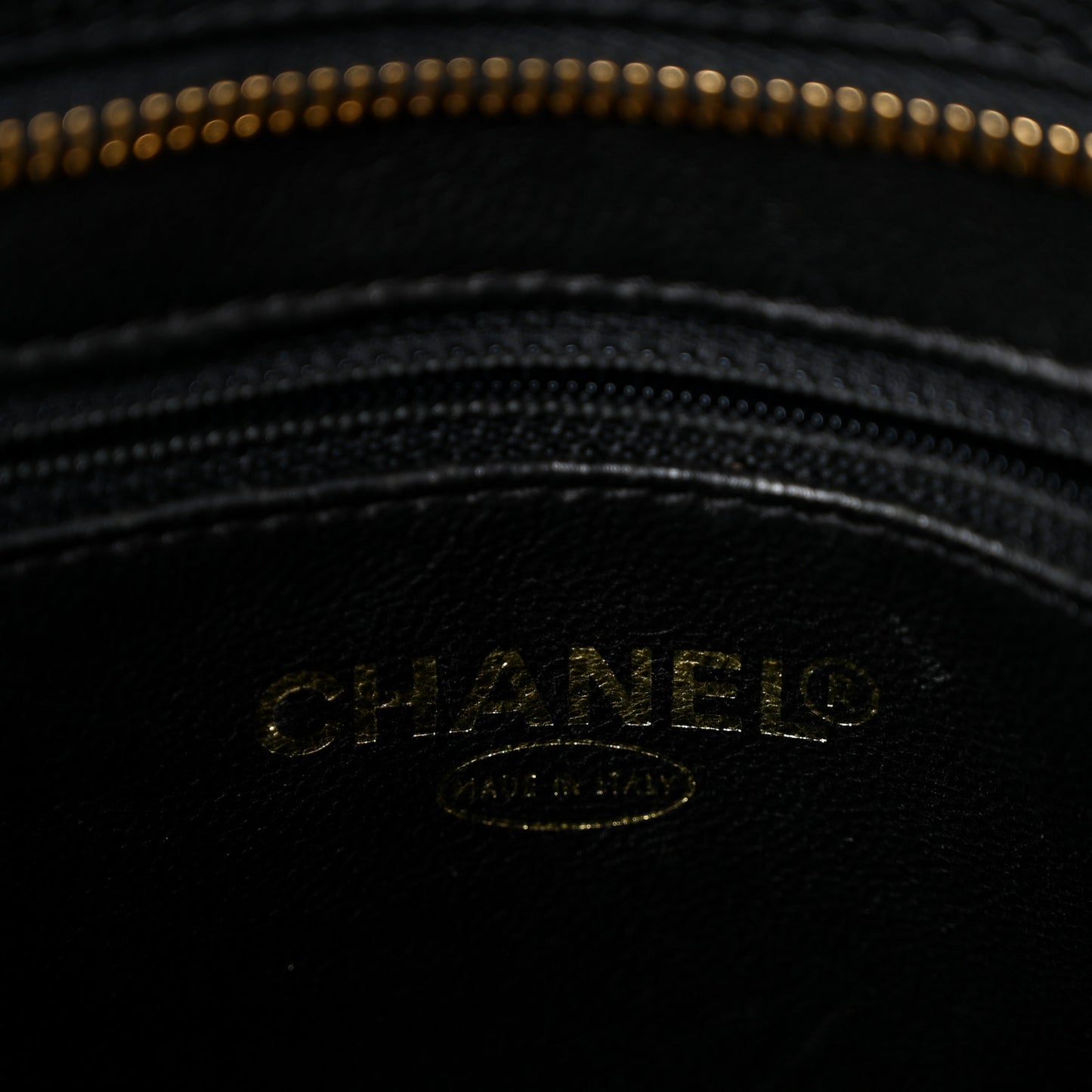 Caviar Quilted Medallion Tote Black
