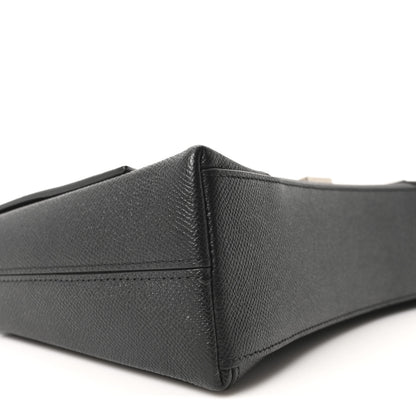 Balenciaga Semi Matte Soft Textured Calfskin Downtown Shoulder Bag Black 9 of 10