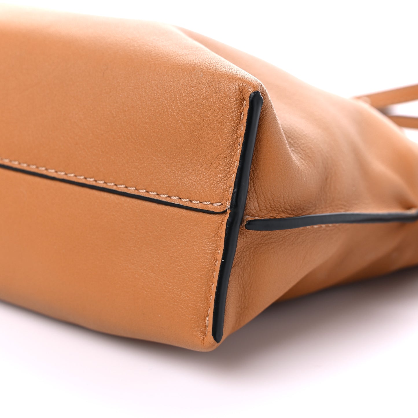 Calfskin Mini Flamenco Knot Clutch Warm Desert