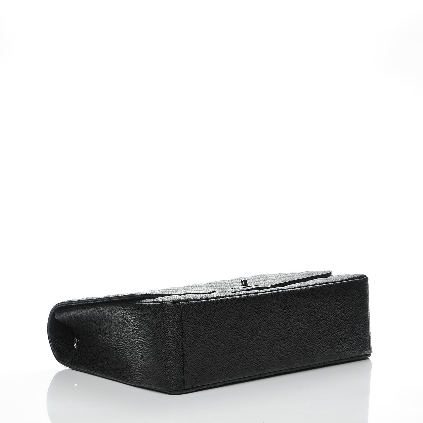 Caviar Quilted Maxi Single Flap Black
