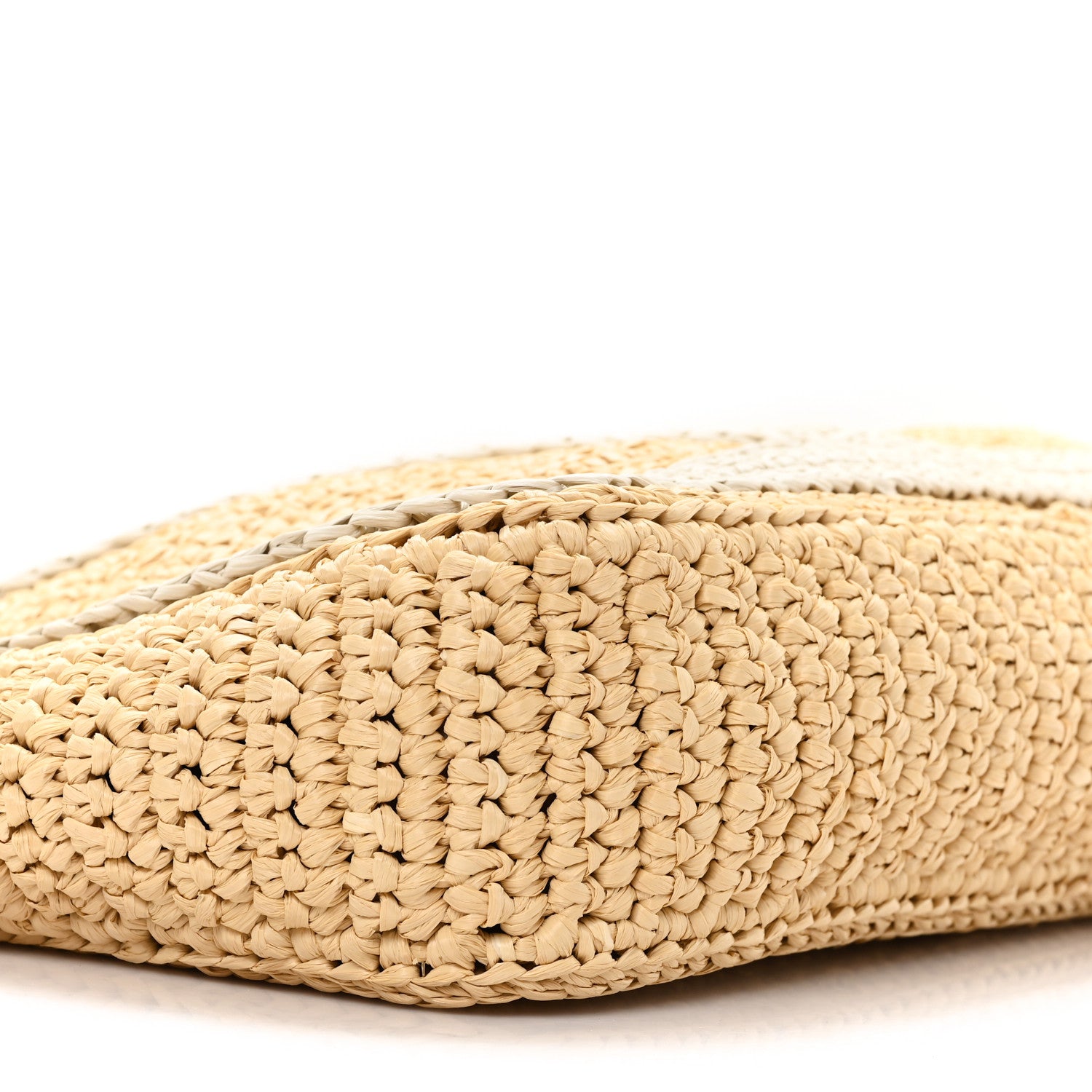 Valentino Garavani Raffia V Shoulder Bag 8 of 10