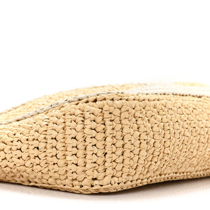 Valentino Garavani Raffia V Shoulder Bag 8 of 10
