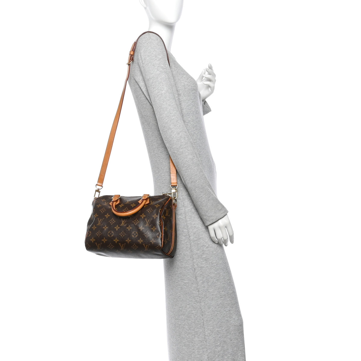 Louis Vuitton Monogram Speedy Bandouliere 25 2 of 11
