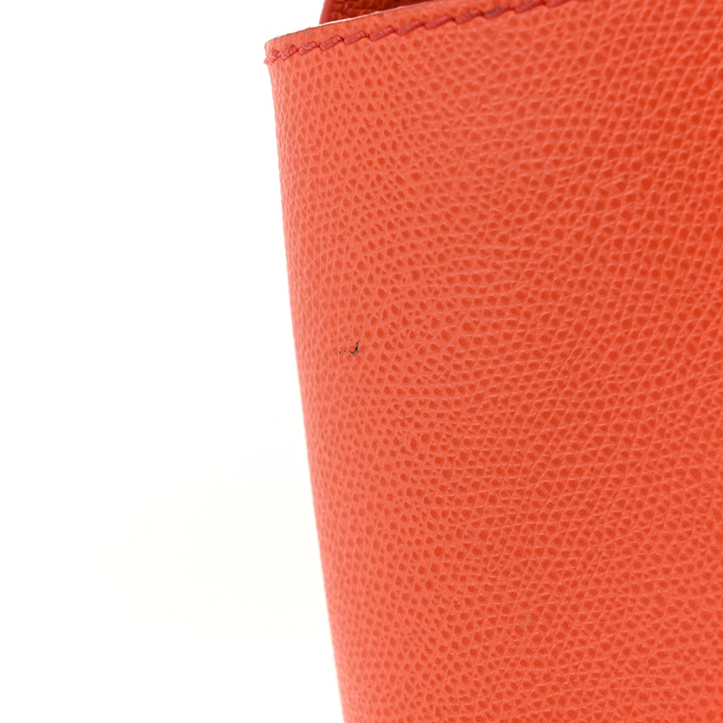 Grained Calfskin Medium Phantom Luggage Coral