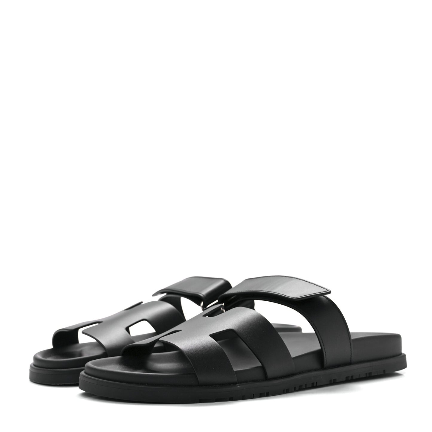 Calfskin Womens Chypre Sandals 42 Black