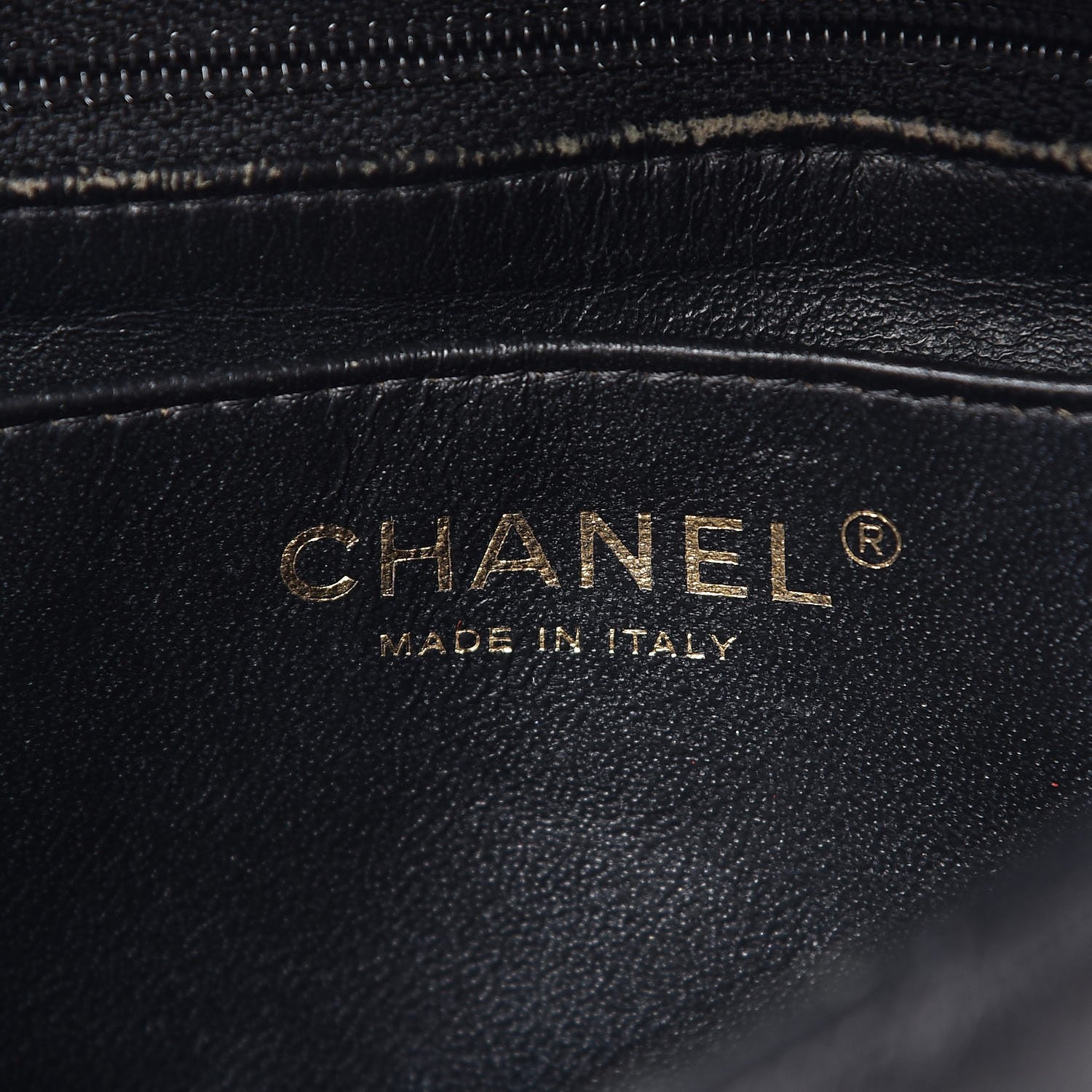 Chanel Lambskin Chevron Quilted Mini Square Flap Black 6 of 15