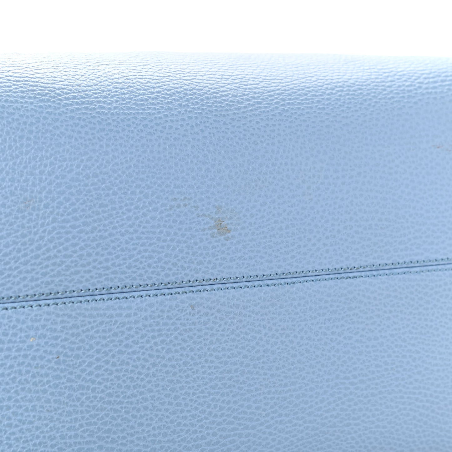 Dollar Calfskin Medium Swing Tote Mineral Blue