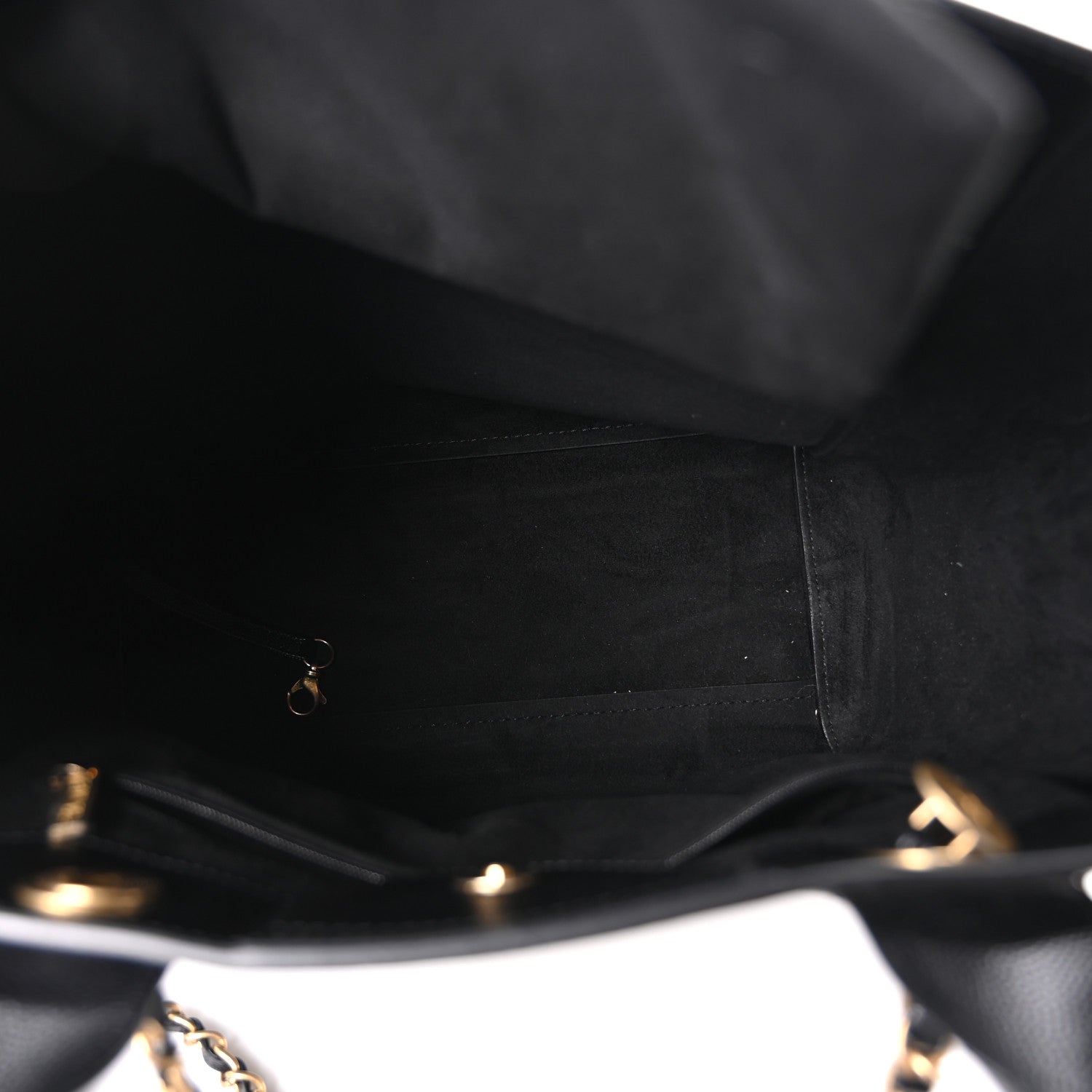 Chanel Caviar Small Studded Deauville Tote Black 5 of 10