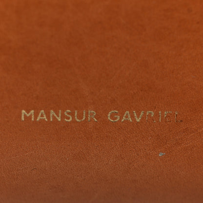 Mansur Gavriel Vegetable Tanned Calfskin Mini Bucket Bag Camello Orange 5 of 11