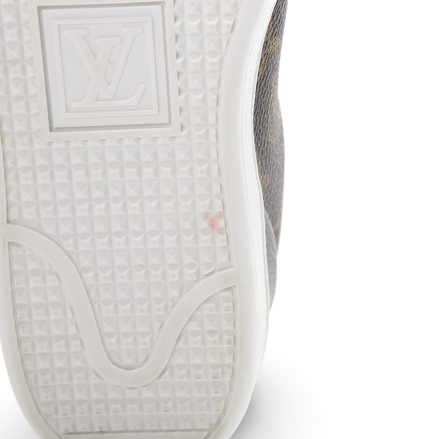 Louis Vuitton Calfskin Monogram LV Black Heart Sneakers 36 Cacao 9 of 10