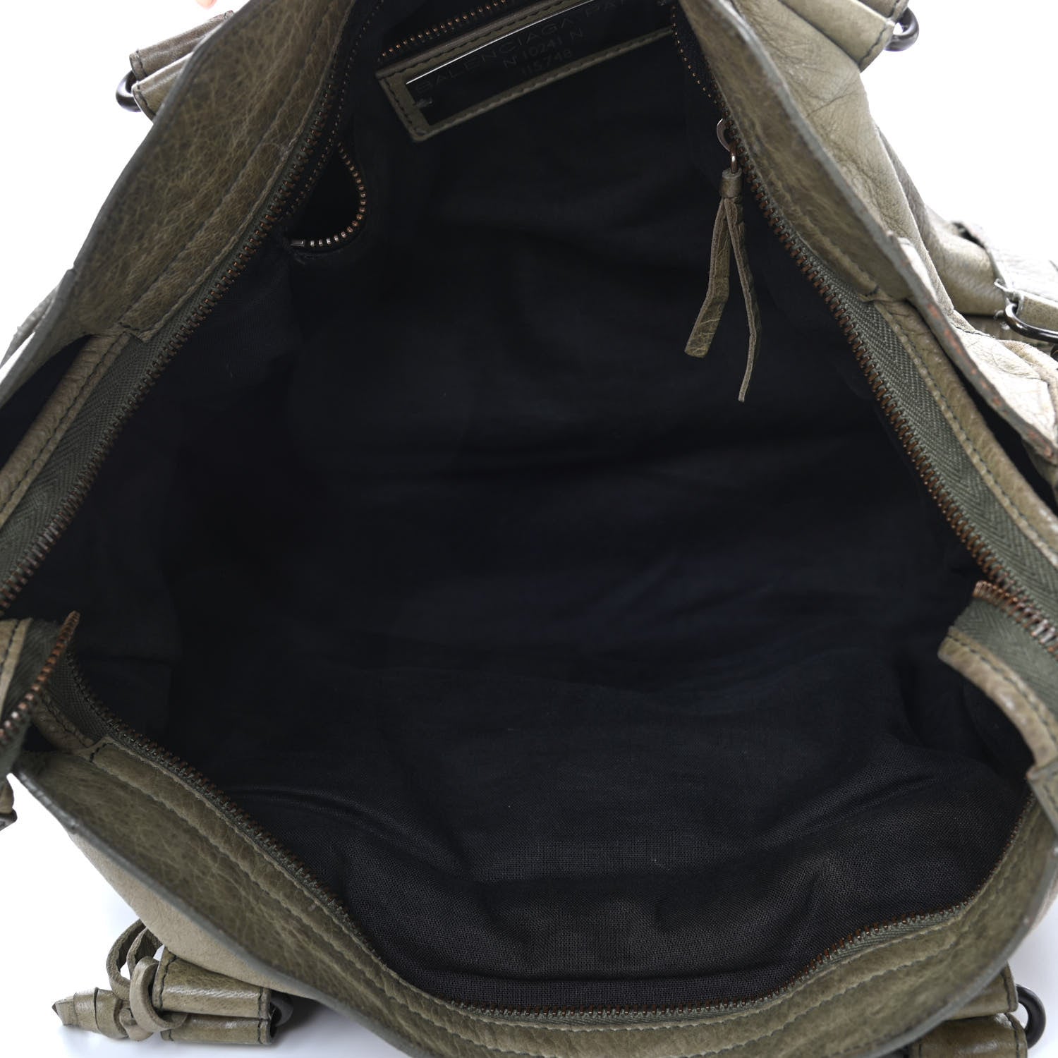Balenciaga Agneau Classic Hardware City Vert Militaire 4 of 15