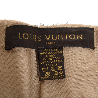 Louis Vuitton Mink Leopard Print Scarf 3 of 4