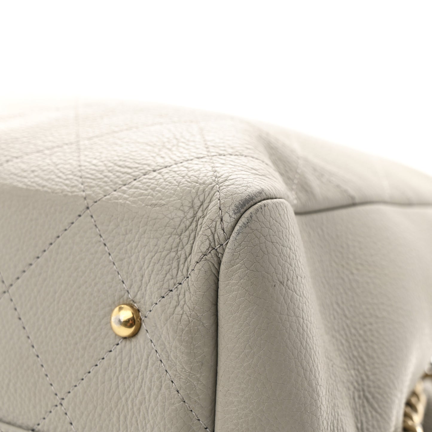 Bullskin Stitched Large Shopping Bag Grey