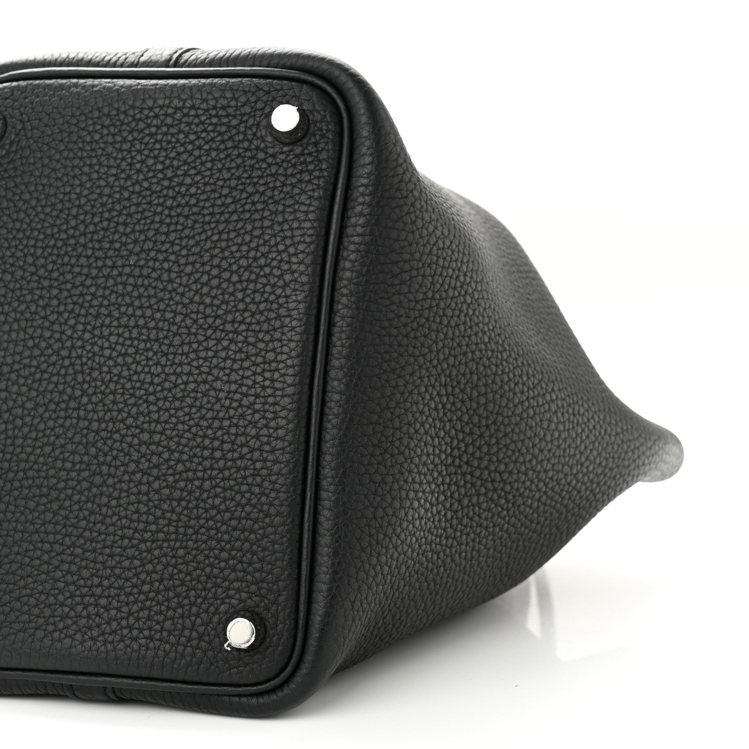 Hermes Taurillon Clemence Matte Alligator Picotin Lock Touch 18 PM Black 10 of 11