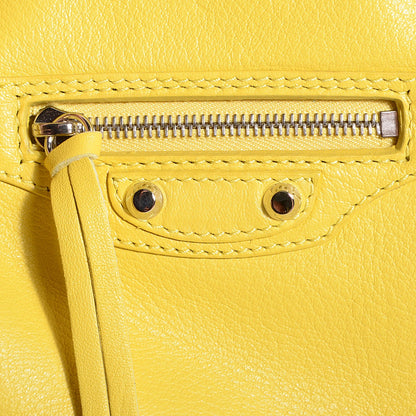 Balenciaga Calfskin Papier Mini A4 Tote Jaune Soleil 10 of 13